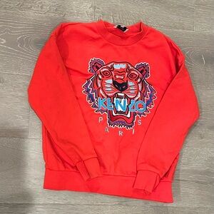 Kenzo Vibrant Orange Tiger Sweater